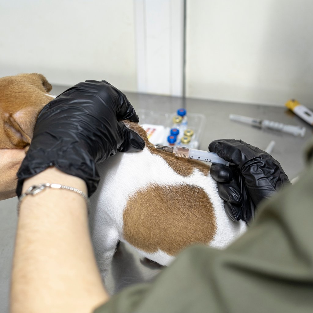 First puppy vaccination at North Davies Veterinary Hospital in Lake Stevens